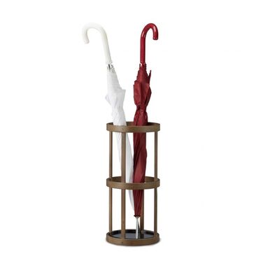 Relaxdays Bamboo Round Umbrella Stand