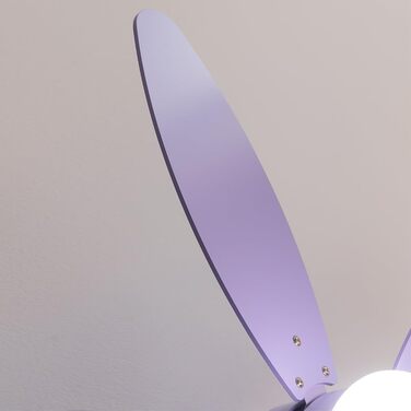 Стельовий вентилятор Cecotec EnergySilence Aero 4260 Purple 40W з LED підсвіткою, пультом, таймером та 6 швидкостями