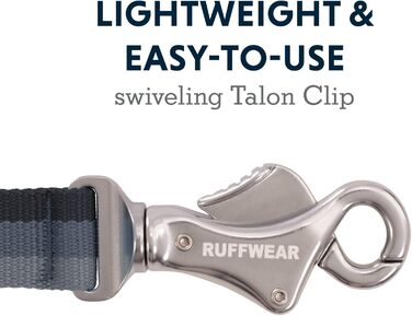 Leine Ruffwear Roamer для бігу, велосипеда та піших прогулянок, сірий граніт, великий розмір (7.3-11ft)