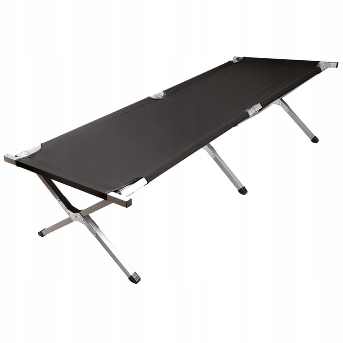Розкладне ліжко Ikonka 190 см x 70 см, чорне