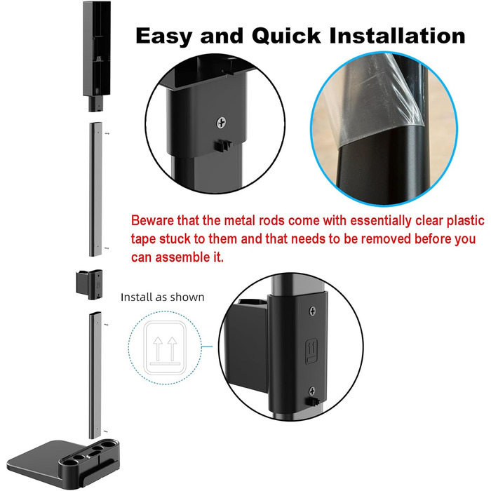 Стійка для пилососів Dyson V7, V8, V10, V11, V15, SV18, SV21 - док-станція для зберігання та зарядки, сіра