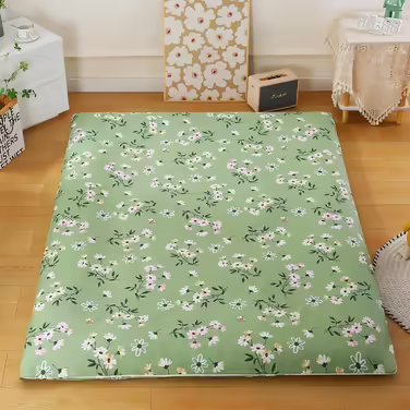 YUDACHU Futon Mattress Cover with Zipper, Japanese Futon Cover, Queen Size, Machine Washable, Soft, Skin-Friendly, Tatami Mattress Cover for Dust Protection F Double Bed