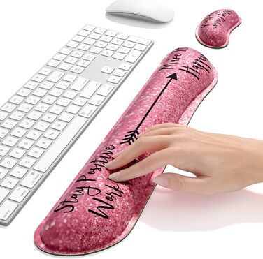 Підставка для зап'ястя Dapesuom, набір з підставки для миші, Memory Foam, для офісу та дому