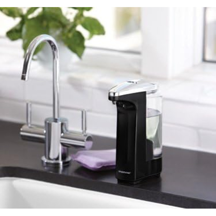 Simplehuman Sensor Soap Dispenser - Automatic Touchless Soap Dispenser, White - 237ml Capacity