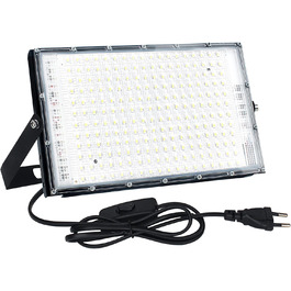 LED Floodlights 150W 2-Pack, Outdoor LED Floodlights, Super Bright 15000LM Outdoor Spotlights, 6500K Cool White LED Floodlights with IP65 Waterproof for Garden, Garage, Sports Field, Terraces (1 Piece)