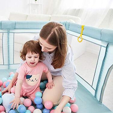 Манеж Star Ibaby Oxford XL для немовлят, ультралегкий, сірий
