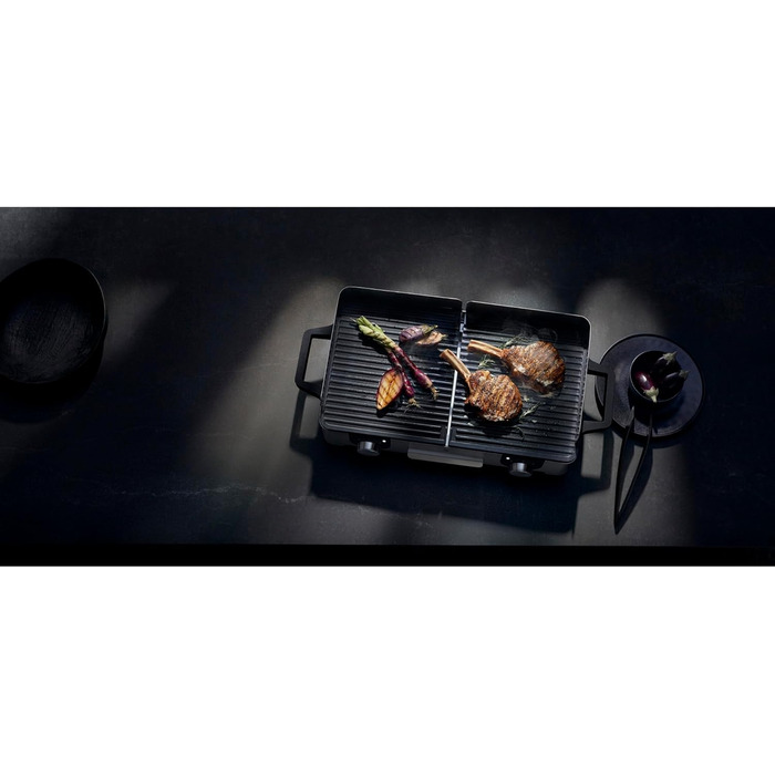 Електрогриль WMF Lono Master Grill: 50x28 см, 2 зони нагріву, нержавіюча сталь, для барбекю