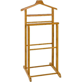 Підставка для одягу HAKU Möbel для чоловіків, бамбук, 48 x 36 x 97 см, скандинавський стиль