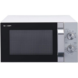 Мікрохвильова піч Sharp R204WA Solo, 20 л, 800 Вт, біла