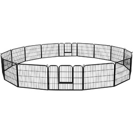 Забіг для цуценят Yaheetech 16-панельний, 60 см, для собак, кроликів, канарейок (для дому та вулиці)
