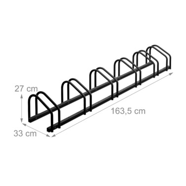 Relaxdays Bicycle Stand for 6 Bikes