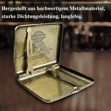 Металеве етажерка для сигарет на 20 шт. з бронзовим орлом, 2 шт. (85 мм)