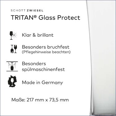 Набір келихів для пива Schott Zwiesel Basic 0.3 л (4 шт.), класичний дизайн, Tritan-кристал, Made in Germany