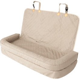 Автоматик для собак та котів: підстилка на заднє сидіння, переноска, корзина, шлейка, ліжко, корзинка, бежевий Оксфорд, 133 x 45 см