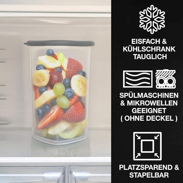 Набір контейнерів для зберігання продуктів Moritz & Moritz 24 шт. герметичні, для кухні, штабельовані