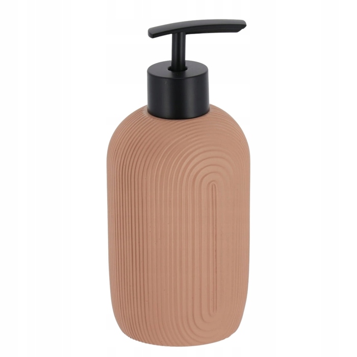 Набір аксесуарів для ванної кімнати (4 предмети), рожевий: дозатор для мила та тримач для щітки