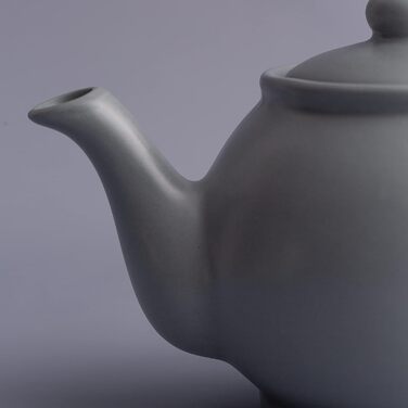 Price & Kensington Teapot made of stoneware, 110 cl, for Pastell (Grey, 6 cups)