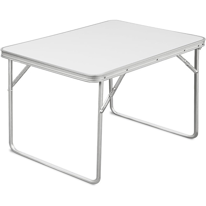 Складаний столик Casaria® для кемпінгу та саду: 80 x 60 см, алюміній, легкий, стабільний