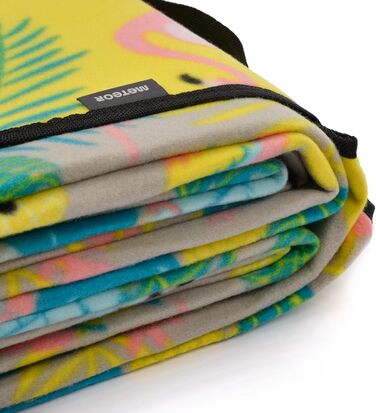 Плед для пікніка Meteor Tropics XXL (175x200 см) водонепроникний, термоізоляційний, для кемпінгу, саду, пляжу