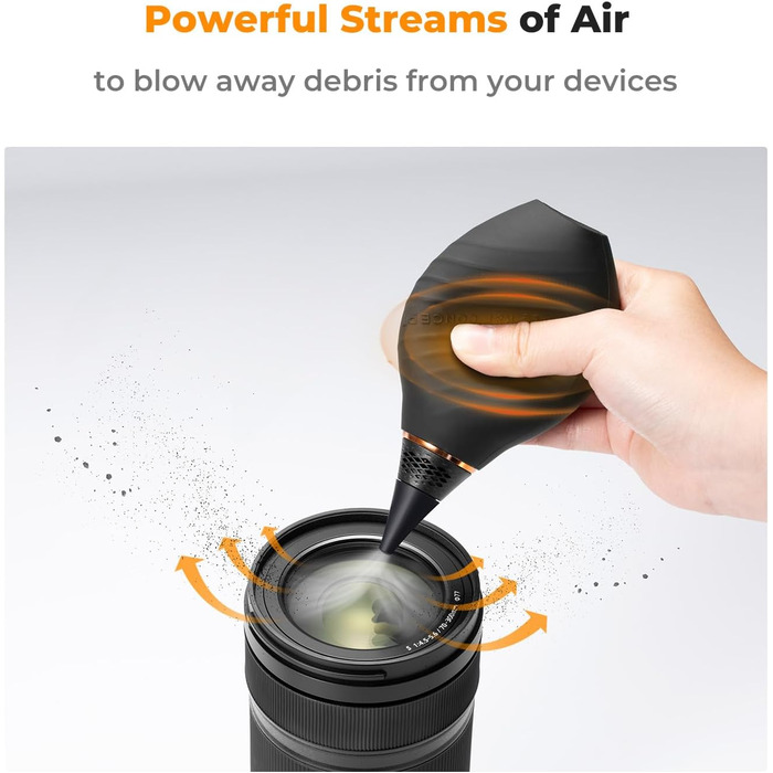 Набір для чищення камери та оптики K&F Concept 10 в 1: DSLR, об'єктиви, мобільні телефони