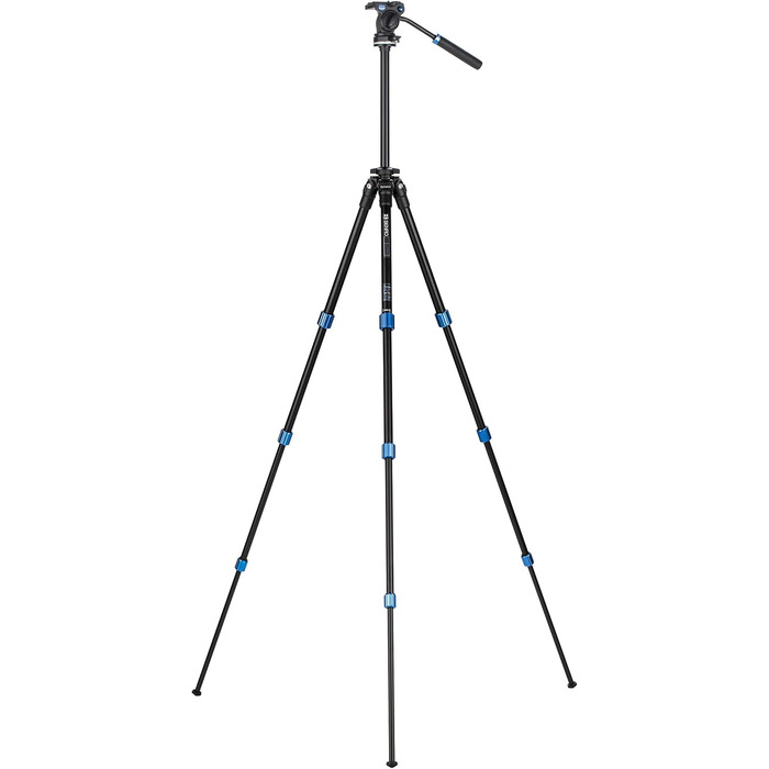 Відеоштатив Benro Slim Video Kit (TSL08AS2CSH) алюмінієвий, набір для зйомки відео