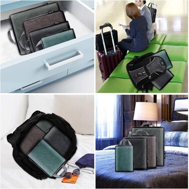 Органайзери для подорожей Eono by Amazon (4 шт.): компресійні куби для пакування валіз та рюкзаків