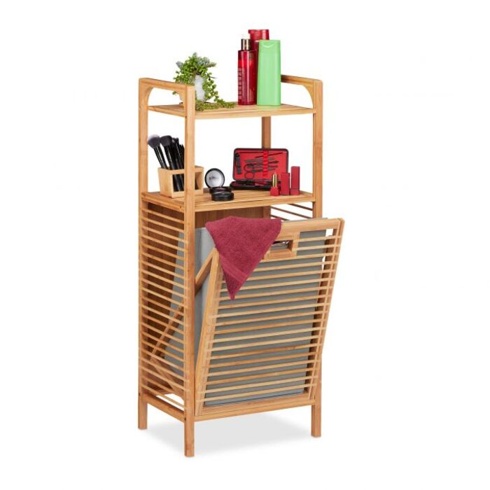 Relaxdays Laundry Basket with Lid