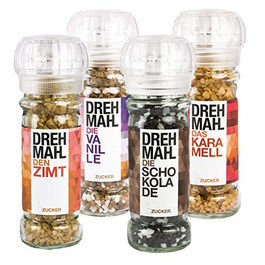 DREHMAHL Mill Aroma Sugar Classic 4-piece Set