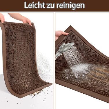 Килимок Alishomtll для дому та вулиці: вологостійкий, неслизький, 43x75 см