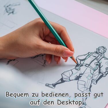 Килимок для столу зі шкіри - великий 80x40 см, рожевий/блакитний. Килимок для миші, офісний, для дому, з PU-шкіри, легко миється, не слизький