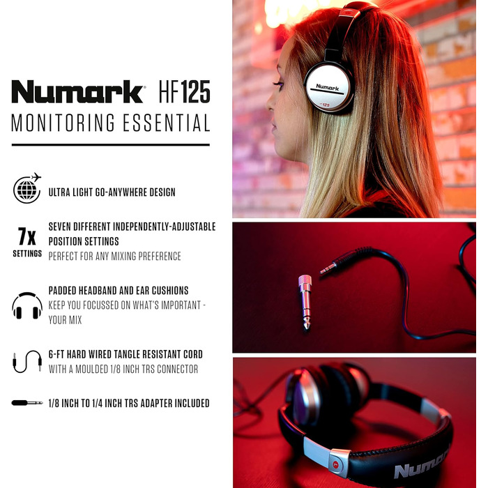 DJ-контролер Numark Mixtrack Platinum FX + навушники Numark HF125 для Serato DJ (4-Deck)