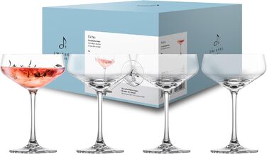 Набір келихів для вина Zwiesel Glas Allround Echo (4 шт.), німецька якість, Tritan-кришталь, для вина та коктейлів