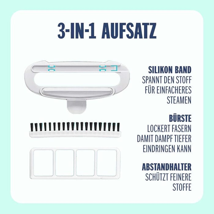 Conair Turbo ExtremeSteam: праска з парою, 5 режимів, 25 г/хв, швидкий нагрів, 3 насадки, білий/бежевий, EU