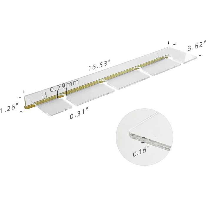 Тримачі для вина KOLYMAX (2 шт.) - настінні, акрилові, для винних пляшок