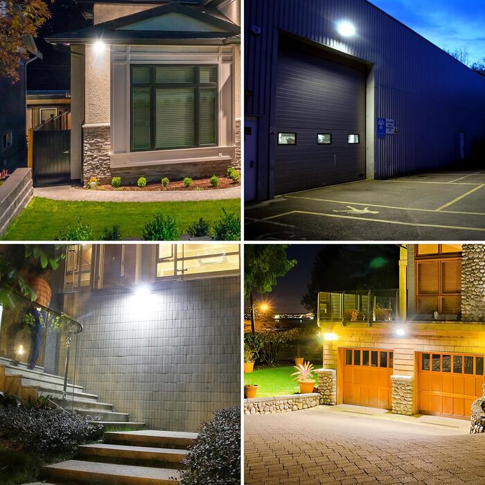 MEIKEE 25W LED Floodlight with Motion Sensor, Remote Control, 2100 LM, 6500K Cool White, Super Bright, 3 Modes, 10 Brightness Levels, Outdoor Floodlight, IP66 Waterproof, Spotlight for Garden, Garage, Sports Field, 2 Pack