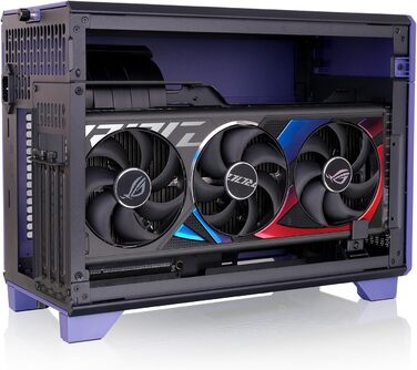 Корпус Thermaltake Mini-ITX TR100 Future Dusk: 18.4л, Dual-Chamber, PCIe 4.0, підтримка AIO 280мм, тихий Airflow