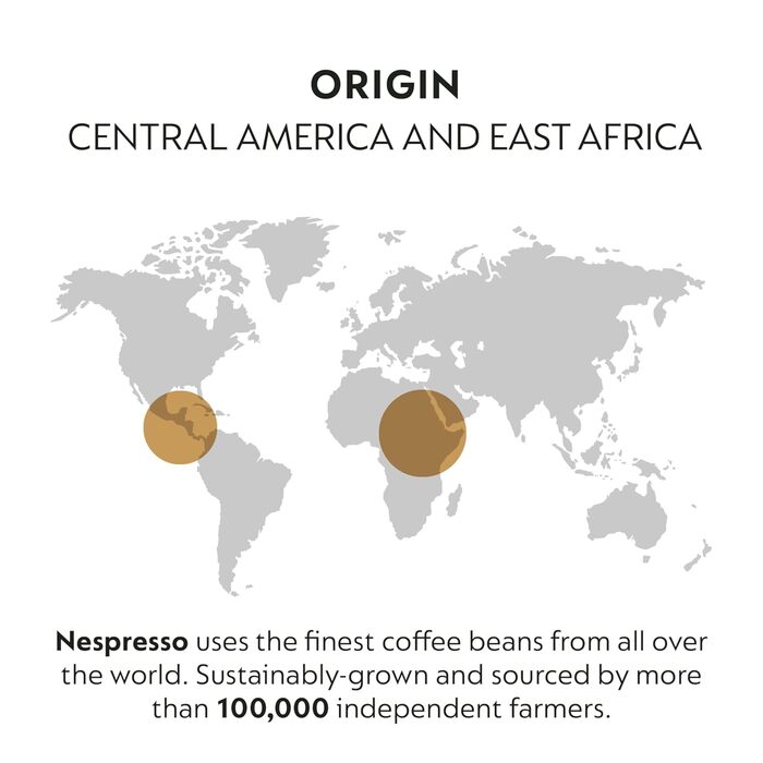 Капсули Nespresso VertuoLine Odacio, інтенсивна обсмажка, 30 шт., 226 мл