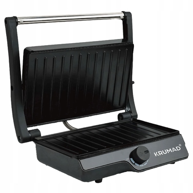 Електричний контактний гриль KRUMAD KMD159, чорний, 2000 Вт
