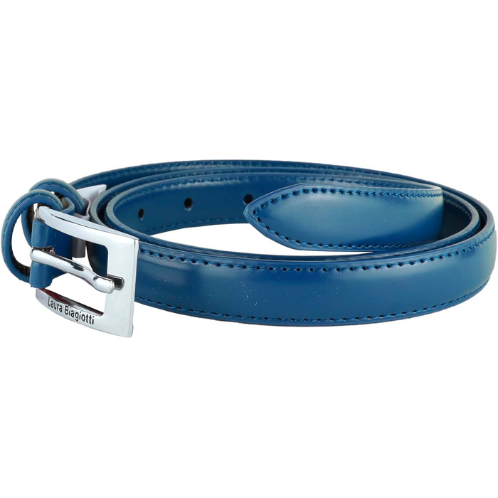 Жіночий шкіряний ремінь Biagiotti Avio 2 см, XL (120 см) з подарунковою коробкою, регульований