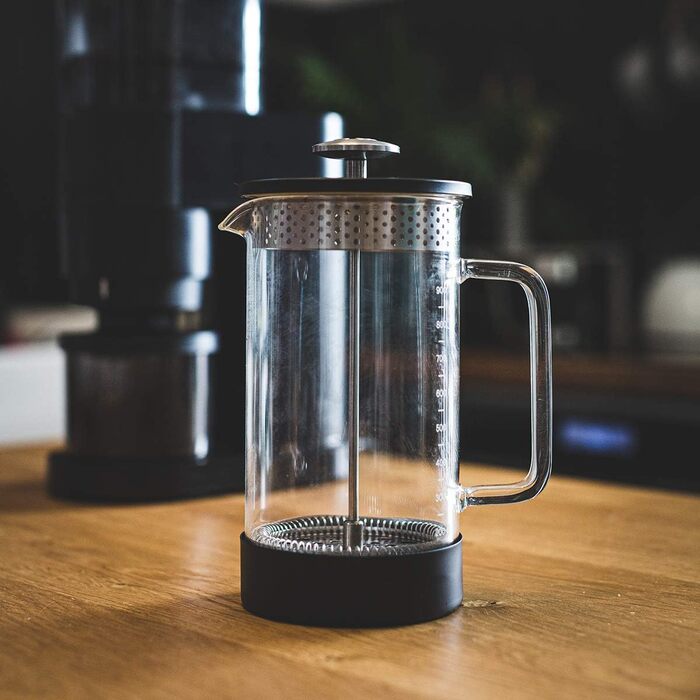 Френч-прес Barista & Co Core 1 л, скло-нержавійка, бірюзовий