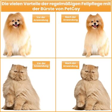 Щітка для вичісування підшерстка собак та котів середньої та довгої шерсті - щітка проти ковтунів та підшерстка