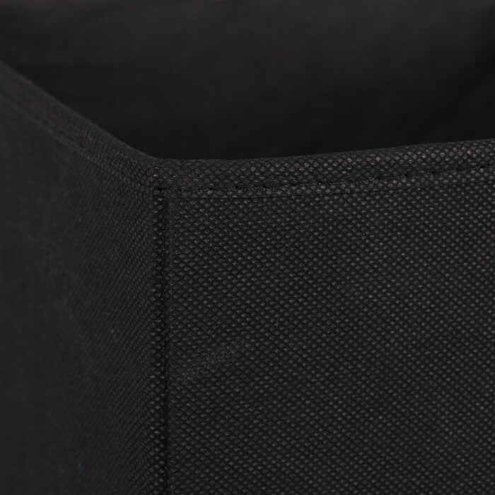 Set of 2 Black Storage Boxes