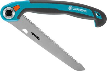 Садова складана пила Gardena 200 P з якісної сталі, ручна, для точного різу, ергономічна ручка