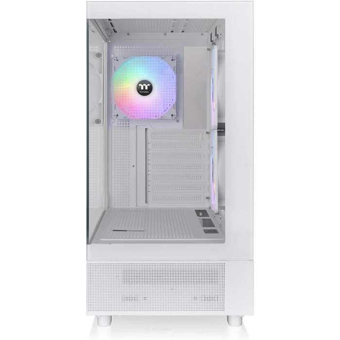 Thermaltake View 270 Plus TG ARGB: Корпус ПК Midi-Tower з темперованим склом, 3 RGB вентилятори, USB-C, підтримка 360мм радіатора, білий колір