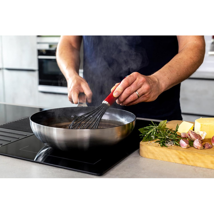 Віночок силіконовий KitchenAid Classic Empire Red (Червоний) - для тіста, збивання