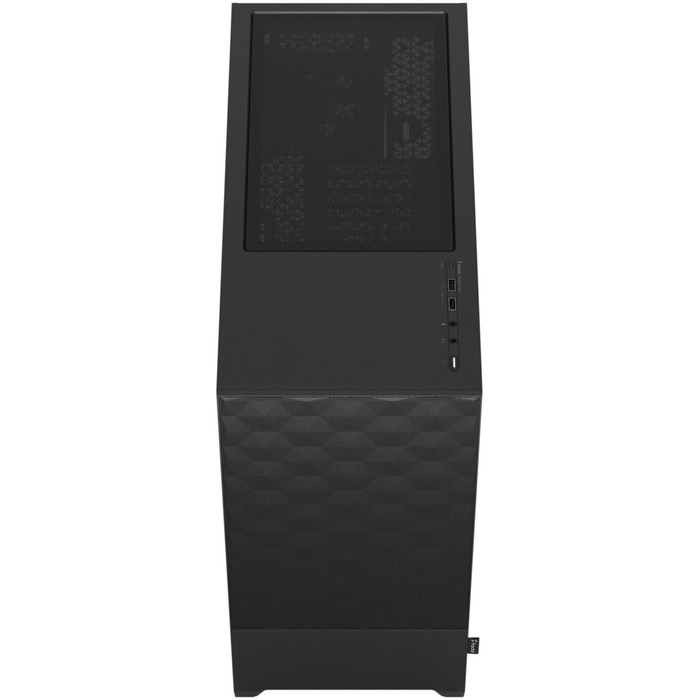 Корпус для ПК Fractal Design Pop Air Black з темним склом та сіткою Honeycomb Mesh - 3 вентилятори, ATX, чорний