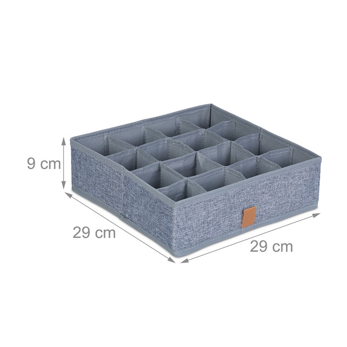 Relaxdays Underwear Organizer 4-Pack