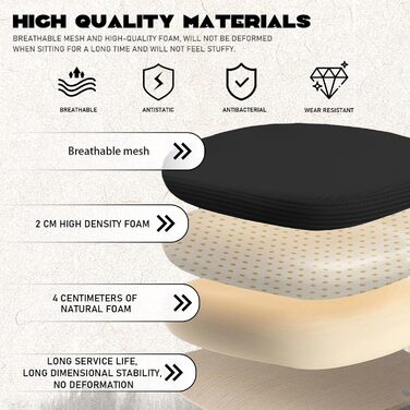 Ергономічне крісло для офісу та робочого столу з підйомними підлокітниками, регульованою підтримкою попереку, регульованою висотою поворотного сидіння та спинкою, що нахиляється до 130°, (Білий)