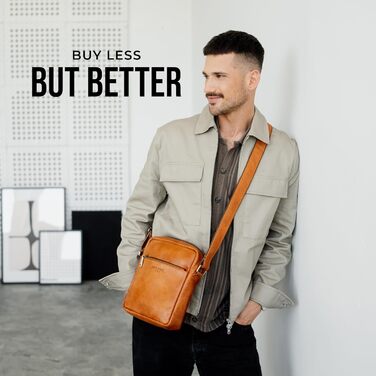 Чоловіча сумка через плече Berliner Bags Tom з натуральної шкіри, чоловіча сумка-кросбоді