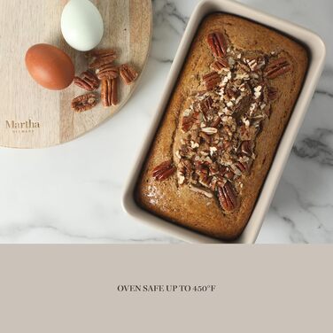 Набір форм для випічки Martha Stewart Gallen, 10 шт., кераміка, антипригарне покриття, без PFA, кольору льону